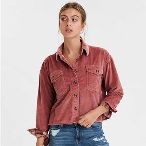 American Eagle Lined Corduroy Jacket